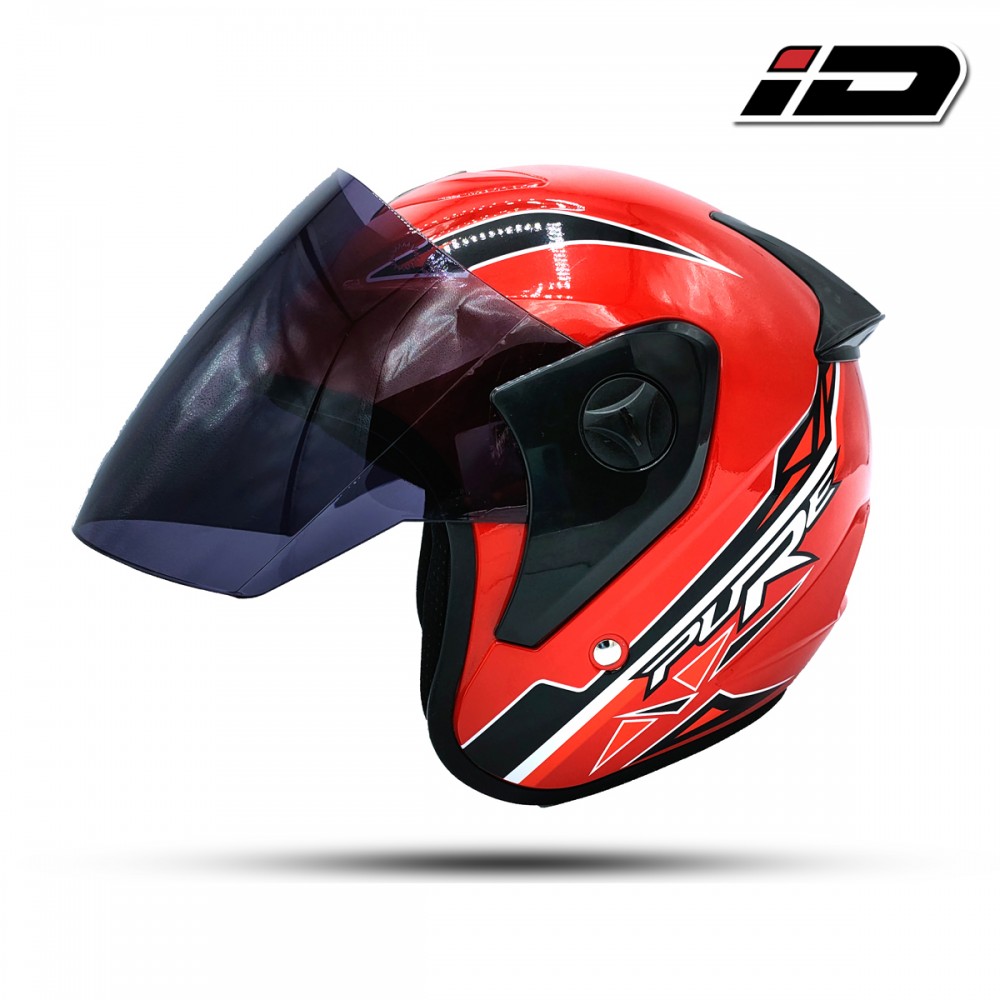 Index half sales face helmet